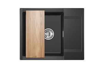 Кухонная мойка Granula 6202, ЧЁРНЫЙ