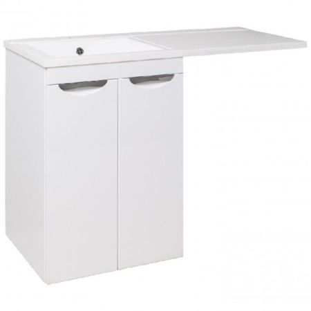 Тумба под раковину Runo Лира 120 4620750027223 Белая