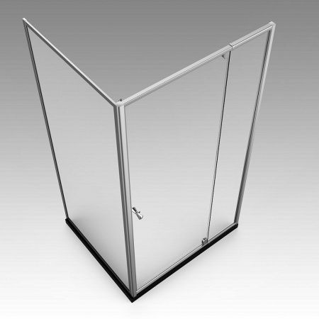 Душевой угол Veconi Rovigo RV-032, 800х700х1950, хром, стекло прозрачное