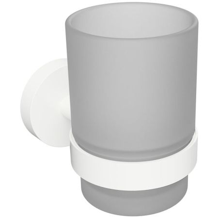 Стакан  WHITE  для зубных щеток, белый, артикул 104110014