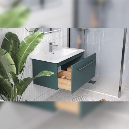 Тумба под раковину подвесная Velvex Posse tp.POS.OSK.85.1Y верде, 85 см, артикул tp.POS.OSK.85.1Y верде