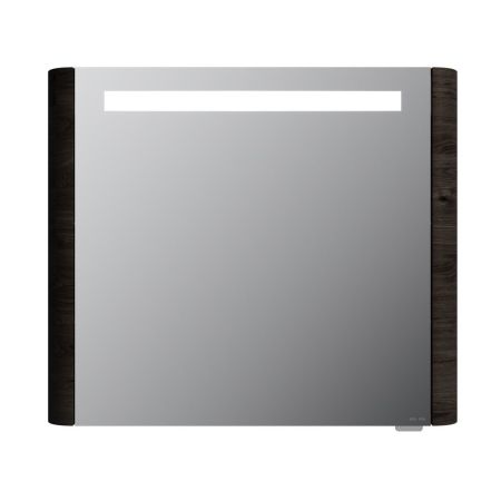 M30MCR0801TF Sensation, зеркало, зеркальный шкаф, правый, 80 см, с подсветкой, табачный дуб, текстур