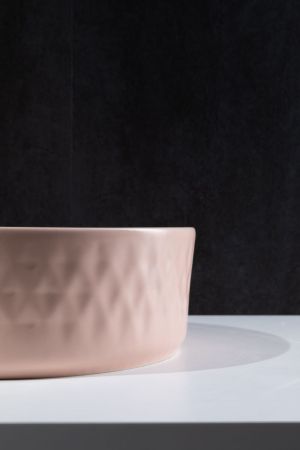 Раковина накладная Allen Brau Fantasy Romb 36 4.11033.SM розовый, артикул 4.11033.SM