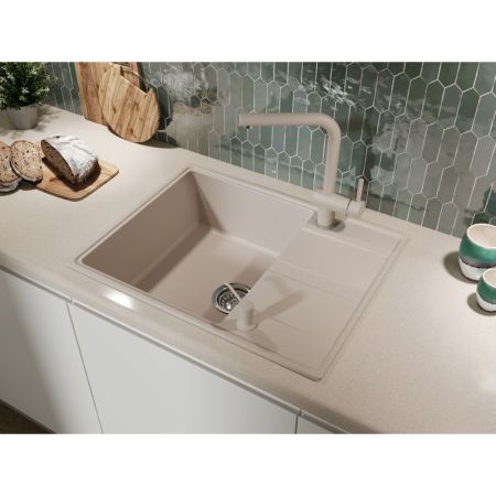 Кухонная мойка Grandex Aqua Topline 600313, бежевый, артикул 600313