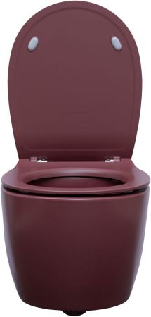 Чаша подвесного унитаза Allen Brau Fantasy 4.11004.BD бордо, артикул 4.11004.BD