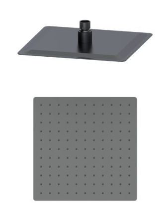 Верхний душ WONZON & WOGHAND, Темный графит (WW-88DP02-BGM), артикул WW-88DP02-BGM