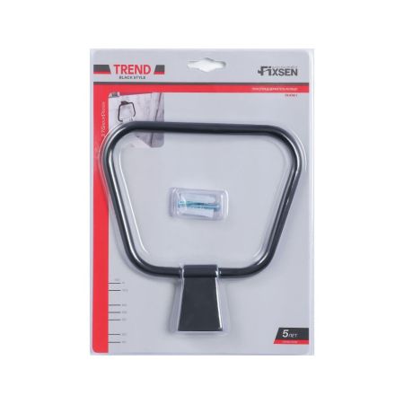 Кольцо для полотенец FIXSEN TREND FX-97811, черный
