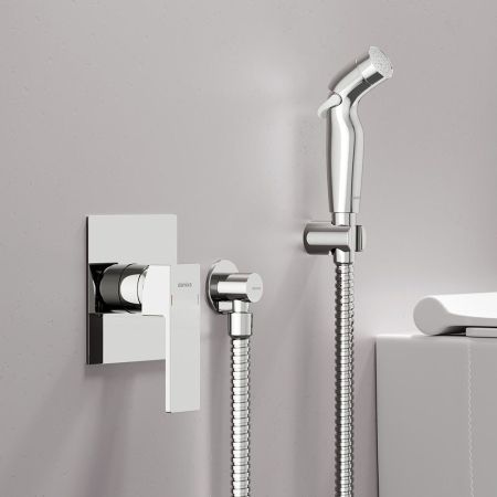 537510000 Gala Смеситель монтируемый в стену с гиг.душем, хром