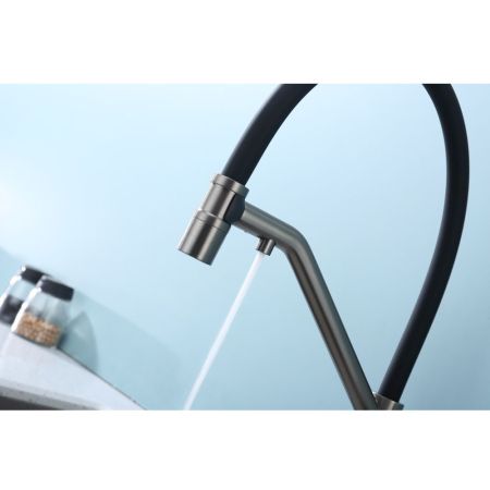 Смеситель для кухни с подключением фильтра Raglo R80.62.09, графит, артикул R80.62.09