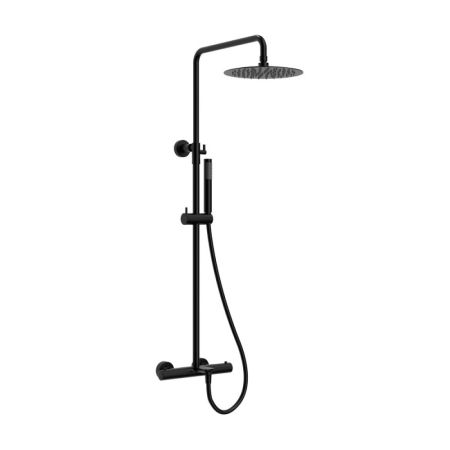 Душевая система с термостатом Raiber RPB-007, черный, артикул RPB-007