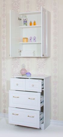 Подвесной шкаф Бриклаер Анна 65 Белый, артикул 4627125411540