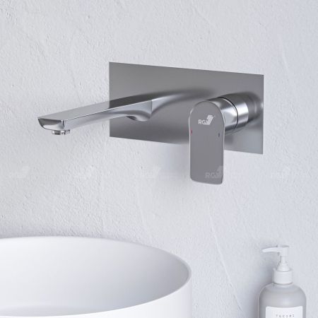 Смеситель встраиваемый с изливом RGW SP-46, артикул 51140546-01