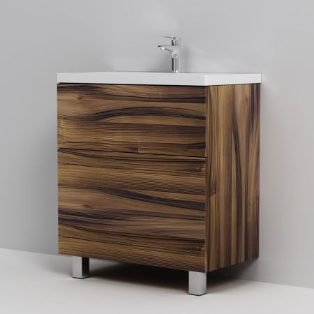 M90FSX0752HF Gem, База под раковину, напольная, 75 см, 2 ящика, цвет: орех, артикул M90FSX0752HF