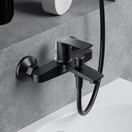 481000300 Eclipse 2.0, смеситель для ванной и душа, черный