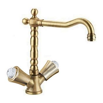 Смеситель для кухни Fiore VENERE SKY (SWAROVSKI®) 13ZZ0625, бронза