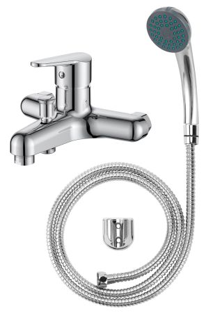 Смеситель Breeze для ванны., с с коротким изливом., c акс., артикул: BZ54acs, артикул BZ54acs