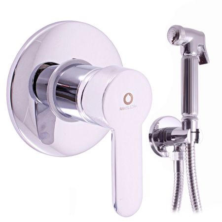 Гигиенический душ со смесителем Rav Slezak Zambezi ZA042/1, хром, артикул ZA042/1