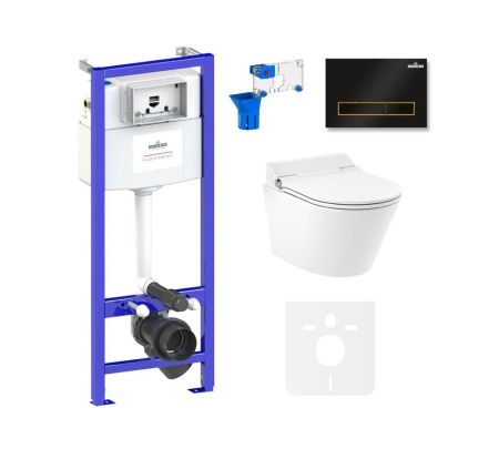 Комплект для подвесного унитаза 7 в 1 Lavinia Boho Relfix Smart V-Clean 87561196, артикул 87561196