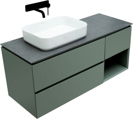 Тумба под раковину Allen Brau Infinity 120 1.21005.CGM L олива матовый, артикул 1.21005.CGM