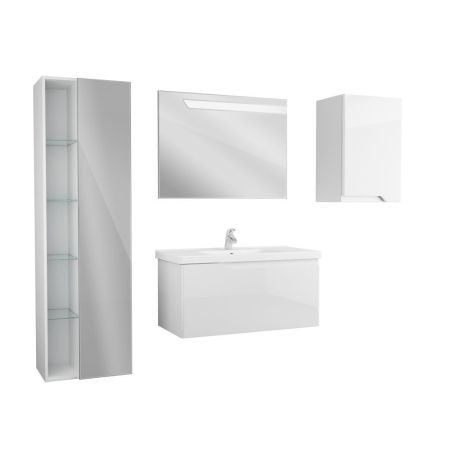 Тумба Hella 100, белый лак, артикул OW24.06.00