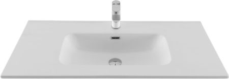 Раковина Aquanet Flat 100 белая матовая