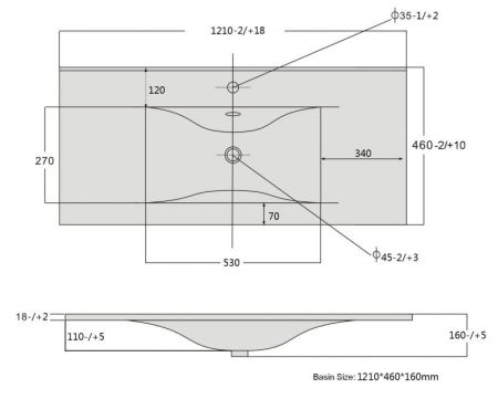 Тумба с раковиной SanVit Сольвейг 120 ksolv120 в цвете Ral Капучино, артикул ksolv120
