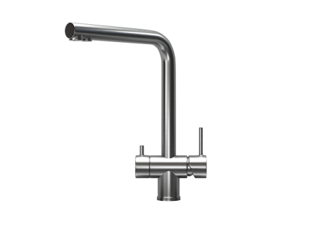 Смеситель для кухни GRANULA (7011, СТАЛЬ САТИН), артикул 7011, СТАЛЬ САТИН