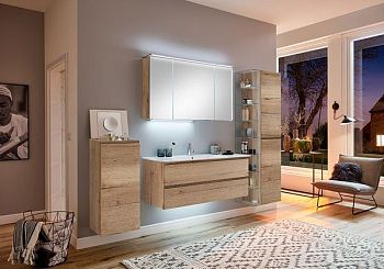 Комплект мебели Marlin 3290fair, 1170 мм (2 одинаковых по высоте ящика), цвет дуб натуральный