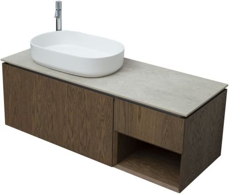 Тумба под раковину Allen Brau Infinity 120 1.21006.NO L дуб, артикул 1.21006.NO
