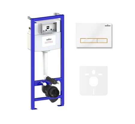 Комплект 4 в 1 инсталляции для подвесного унитаза Lavinia Boho Relfix 77010023, артикул 77010023