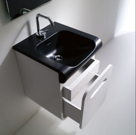 KERASAN Inka Project База INKA 40см подвесная,  цвет белый глянцевый, артикул 911001