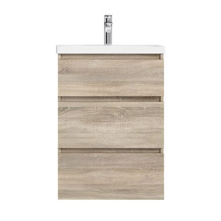 M91FSX0602OF GEM S, База под раковину, напольная, 60 см, 3 ящика, светлый дуб, артикул M91FSX0602OF