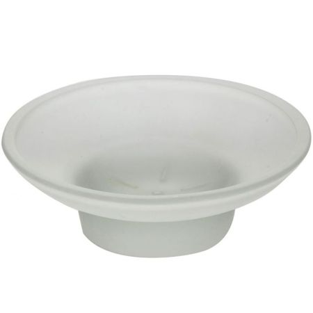 Мыльница стекл. мат. круглая (в упаковке)