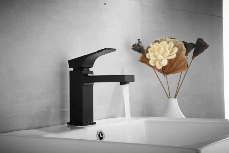 Смеситель для раковины Rose R10H R1001H-1, черный