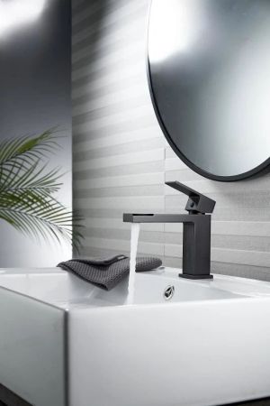 Cмеситель для раковины Knotlor KN-20/BL, черный