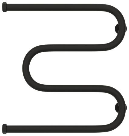 Полотенцесушитель водяной "М-обр.+" 500х500 Н. Г. 1" (МУАР Темный Титан)