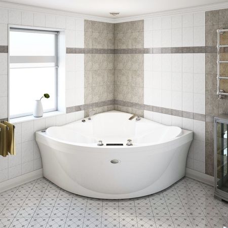 Акриловая ванна Radomir Филадельфия 168x168 1-01-0-0-1-042 Белая без гидромассажа