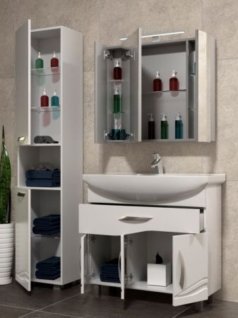 Тумба под раковину Vigo Martina 85 Белая, артикул Martina-1-850(Элеганс)