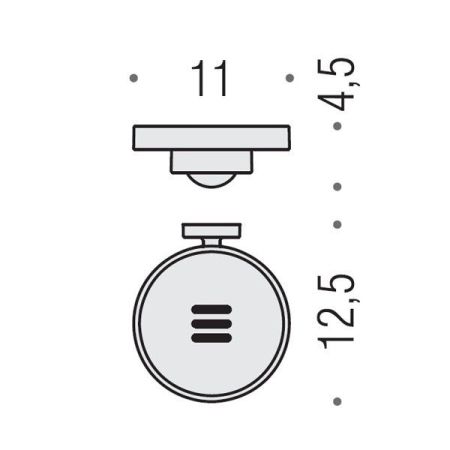 Colombo Nordic Мыльница подвесная, цвет: хром/матовое стекло, артикул B5201.CR-VAN