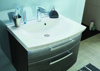 Puris Vuelta, раковина из минерального литья с LED подсветкой 700 мм, цвет белый