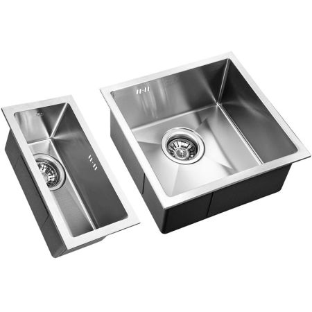 Комплект кухонных моек ZorG RX-4444/2344 Нержавеющая сталь