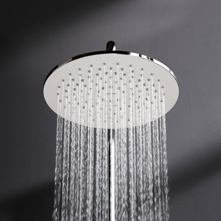 F0790000 Gem душ.система, набор: верхн.душ d 220 мм, ручн.душ 1 ф-ция d 110 мм, переключатель, хром,