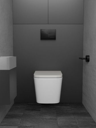 Клавиша смыва Knotlor BIS103BL, черный, артикул BIS103BL