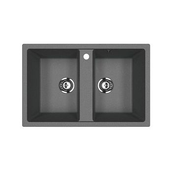 Кухонная мойка Ulgran U-608-343, антрацит