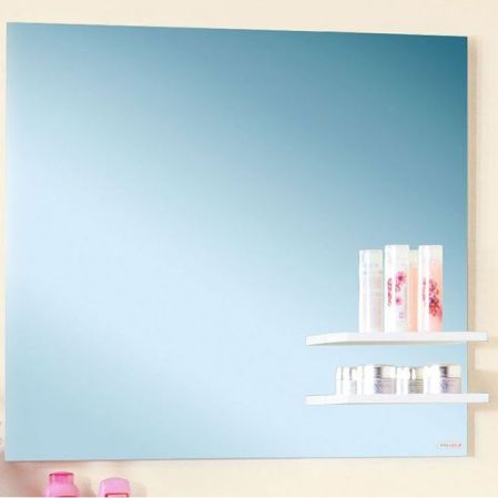 Зеркало Бриклаер Мадрид 85 Белое глянцевое, артикул 4627125410901