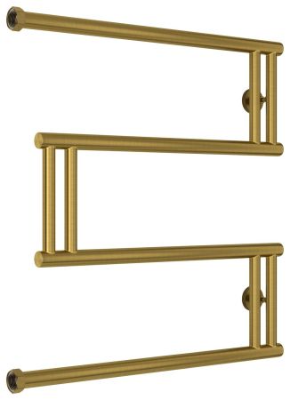 Полотенцесушитель водяной High-Tech model "M+" 600х600 (Состаренная ЛАТУНЬ), артикул 051-4050-6060