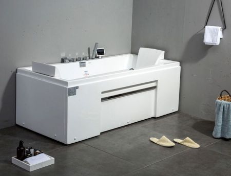 Акриловая ванна Gemy G9076 K 177х81 с гидромассажем