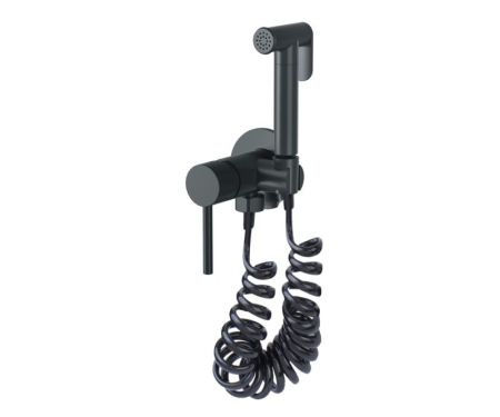 Гигиенический душ со смесителем Bronze de Luxe SCANDI 701/1B, черный, артикул 701/1B