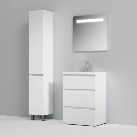 M91FSX0602WG GEM S, База под раковину, напольная, 60 см, 3 ящика, белый глянец, артикул M91FSX0602WG