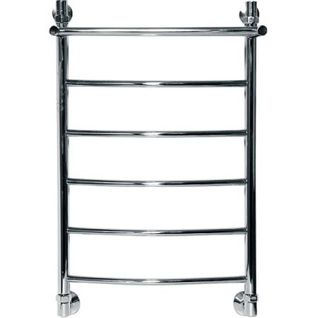 Водяной полотенцесушитель Ника Arc ЛД/ВП 80x50 с полкой Хром, артикул ЛД/ВП 80x50